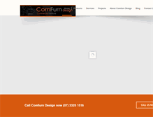 Tablet Screenshot of comfurndesign.com.au